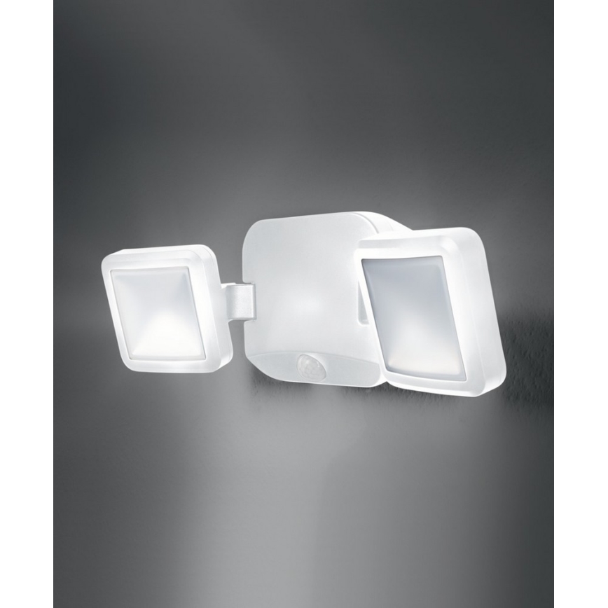 Ledvance - LED-Outdoor-Wandleuchte mit Sensor BATTERY 2xLED/10W/4xD IP54