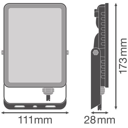 Ledvance – LED-Outdoor-Wandstrahler FLOODLIGHT LED/20W/230V 4000K IP65