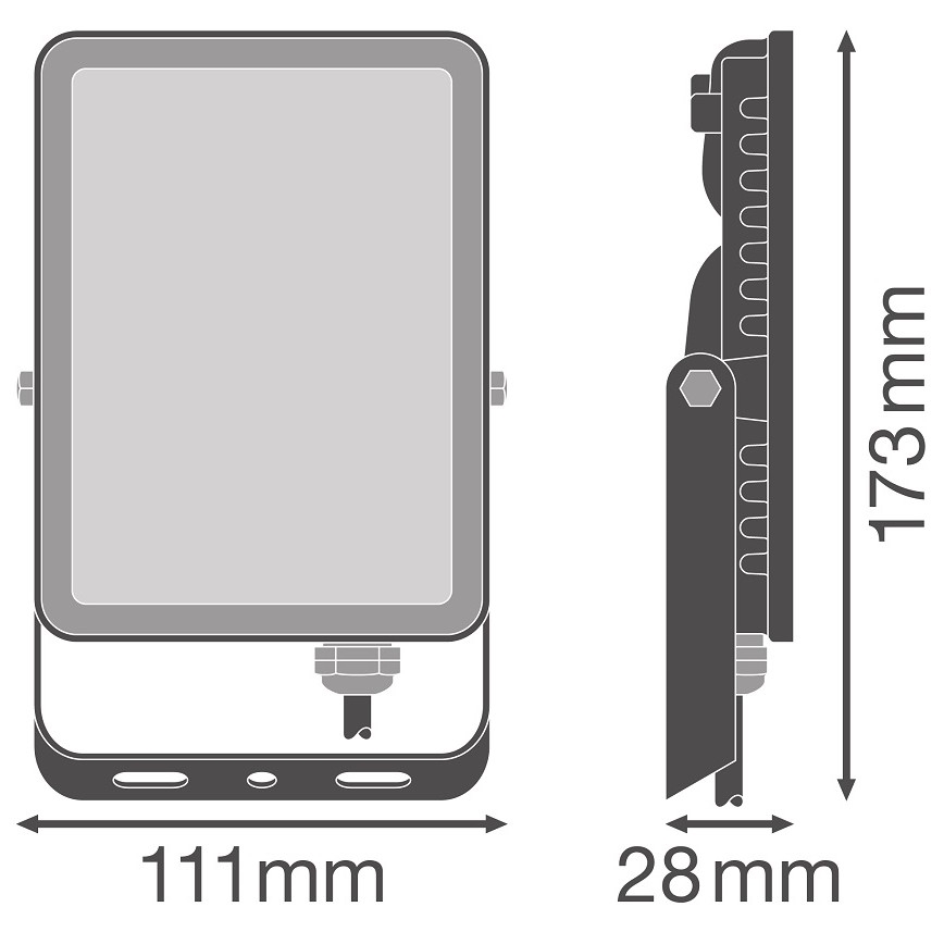 Ledvance – LED-Outdoor-Wandstrahler FLOODLIGHT LED/20W/230V 4000K IP65