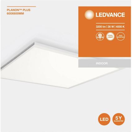 Ledvance - LED Panel PLANON PLUS LED/36W/230/12V 600x600