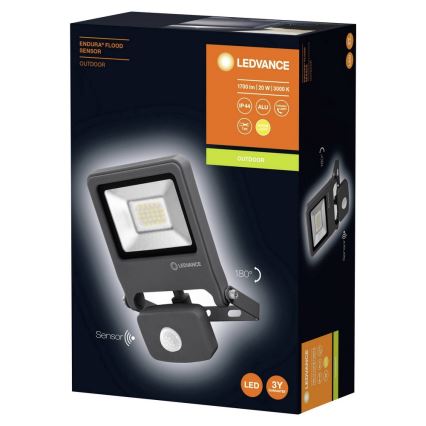 Ledvance - LED-Reflektor mit Sensor ENDURA LED/20W/230V IP44