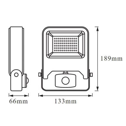 Ledvance - LED Reflektor mit Sensor ENDURA LED/20W/230V IP44