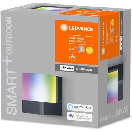 Ledvance - LED-RGB-Außenwandleuchte SMART+ CUBE LED/9,5W/230V IP44 Wi-Fi