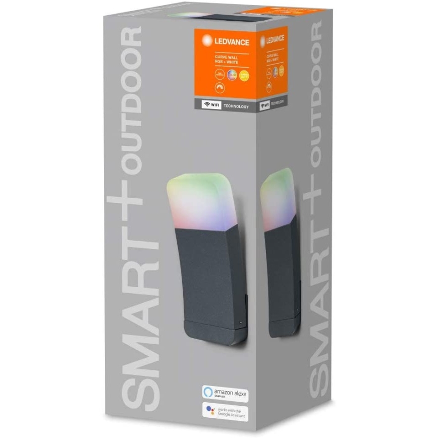 Ledvance - LED-RGB-Außenwandleuchte SMART+ CURVE LED/9W/230V IP44 Wi-Fi