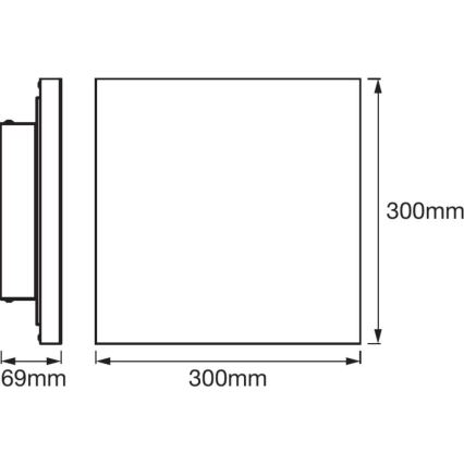 Ledvance - LED-RGB-Dimmer-Deckenleuchte SMART+ FRAMELESS LED/20W/230V Wi-Fi