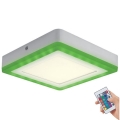Ledvance - LED RGB dimmbare Deckenleuchte LED/19W/230V + Fernbedienung
