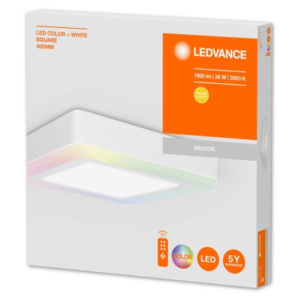 Ledvance - LED RGB Dimmbare Deckenleuchte LED/38W/230V + FB