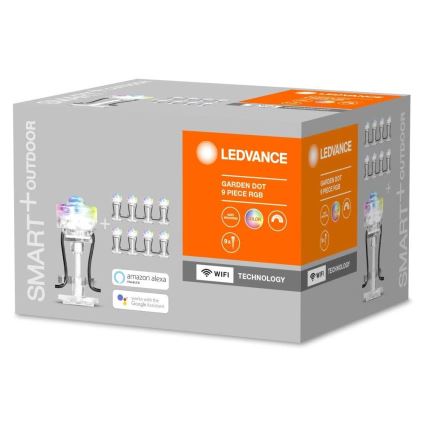 Ledvance - LED-RGB-Erweiterungsset für den Außenbereich SMART+ DOT 9xLED/2,5W/230V IP65 Wi-Fi