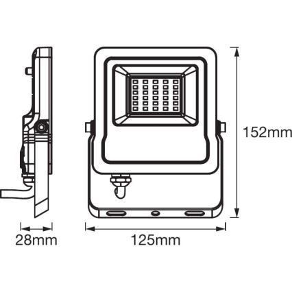 Ledvance - LED-RGB-Flutlicht SMART+ FLOOD LED/10W/230V IP65 Wi-Fi