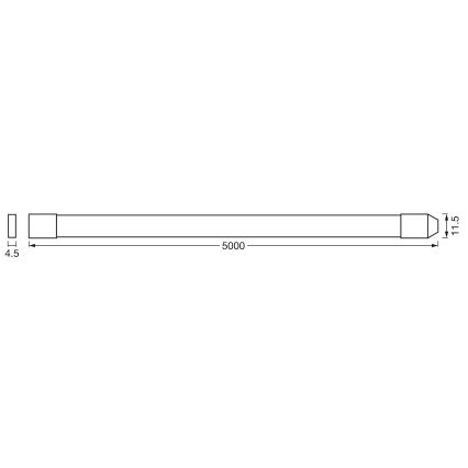 Ledvance - LED RGB+TW Dimmbarer Outdoor-Streifen FLEX 5m LED/14,5W/230V 2700-6500K IP44 Wi-Fi