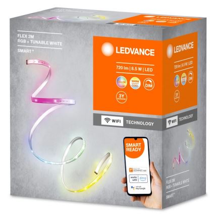 Ledvance - LED RGB+TW Dimmbarer Streifen SMART+ FLEX 2m LED/8,5W/230V Wi-Fi