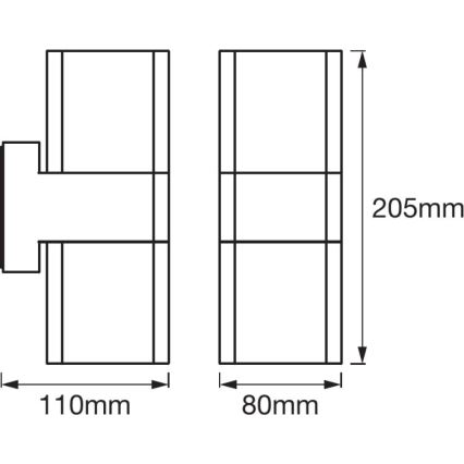 Ledvance - LED-RGB-Wandleuchte für den Außenbereich SMART+ CUBE LED/13,5W/230V IP44 Wi-Fi