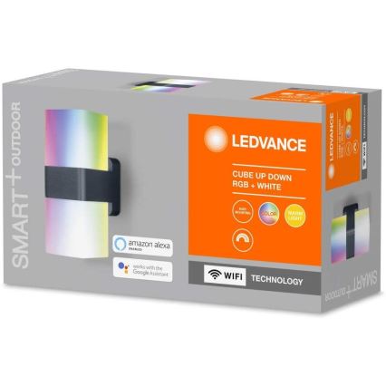 Ledvance - LED-RGB-Wandleuchte für den Außenbereich SMART+ CUBE LED/13,5W/230V IP44 Wi-Fi