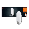 Ledvance - LED RGBW dimmbare Außenwandleuchte mit Sensor und Kamera SMART+ LED/15W/230V Wi-Fi IP44