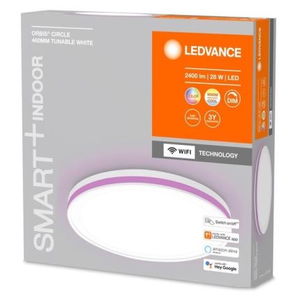 Ledvance - LED RGBW Dimmbare Deckenleuchte SMART+ CIRCLE LED/28W/230V 3000-6500K Wi-Fi