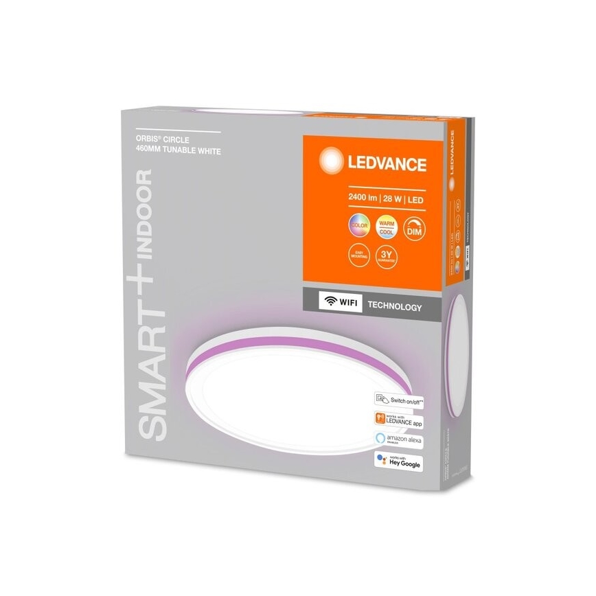 Ledvance - LED RGBW Dimmbare Deckenleuchte SMART+ CIRCLE LED/28W/230V 3000-6500K Wi-Fi