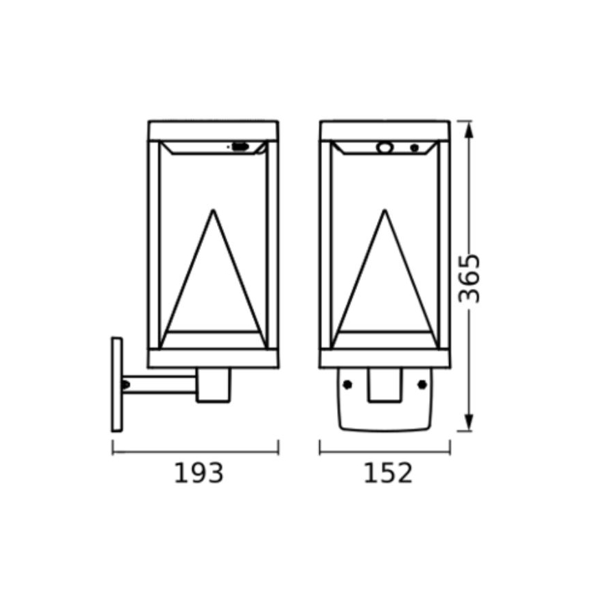 Ledvance - LED RGBW Dimmbare Solar-Wandleuchte mit Bewegungs- und Dämmerungssensor SMART+ ALPS LED/6W/3,7V 2200 mAh 3000K IP44