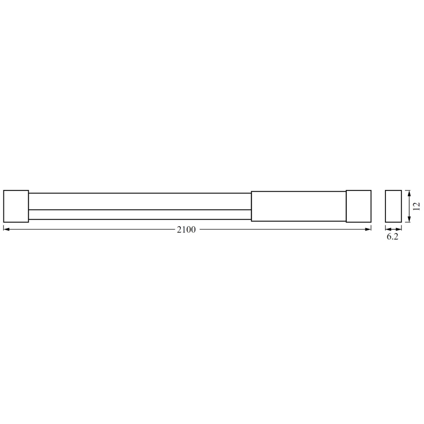 Ledvance - LED RGBW dimmbarer Neon Flex Streifen 2,1 m LED/4W/5V + Fernbedienung