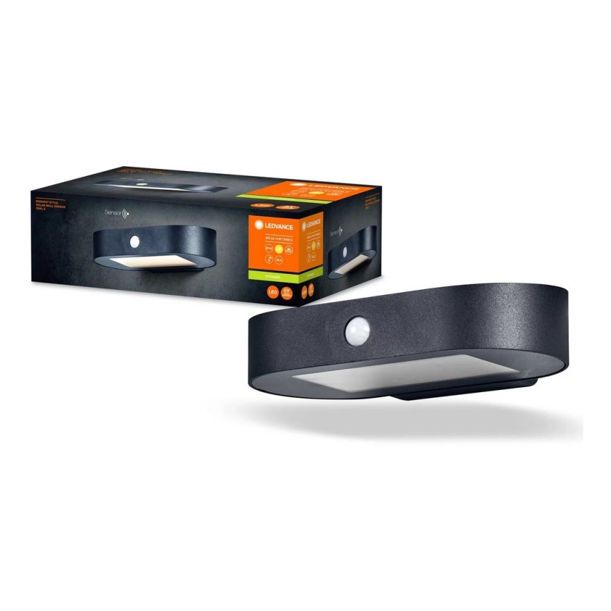 Ledvance - LED-Solar-Wandleuchte mit Bewegungs- und Dämmerungssensor ENDURA STYLE LED/4W/3,7V 2000 mAh IP44