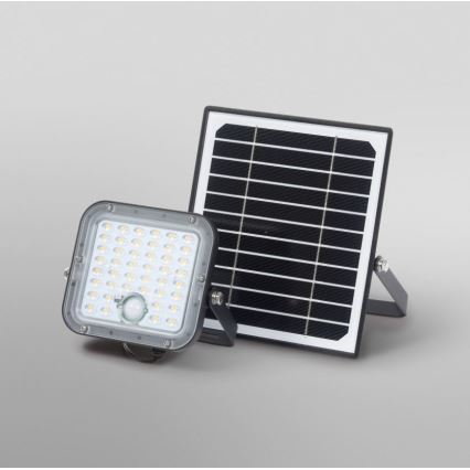Ledvance - Dimmbarer LED-Solarstrahler mit Sensor FLOOD SPLIT LED/10W/7,4V IP65 + Fernbedienung