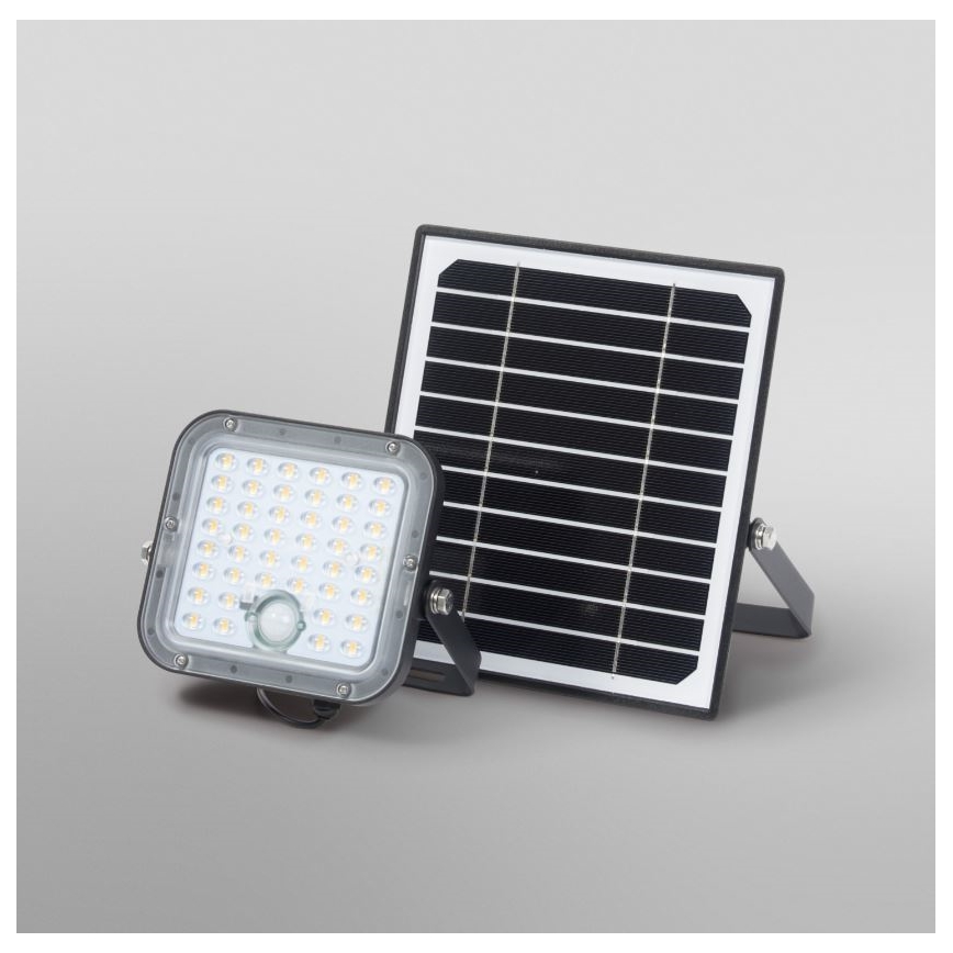 Ledvance - Dimmbarer LED-Solarstrahler mit Sensor FLOOD SPLIT LED/10W/7,4V IP65 + Fernbedienung