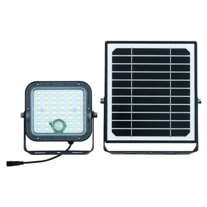 Ledvance - Dimmbarer LED-Solarstrahler mit Sensor FLOOD SPLIT LED/10W/7,4V IP65 + Fernbedienung