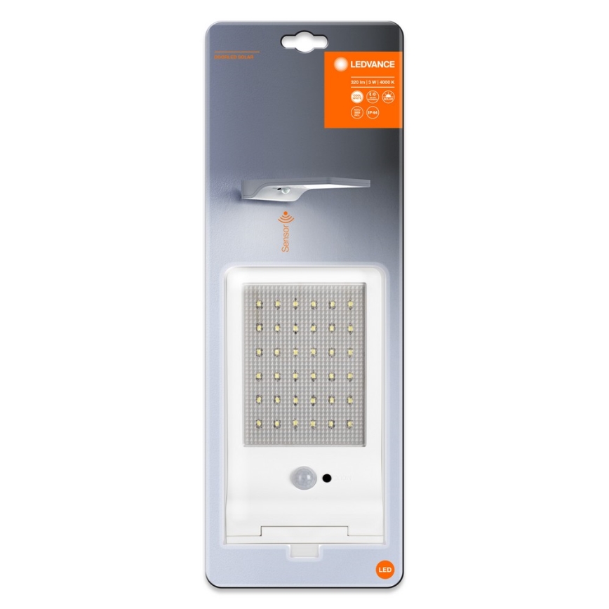 Ledvance - LED-Solarwandleuchte mit Sensor DOORLED LED/3W/3,3V 2000 mAh IP44