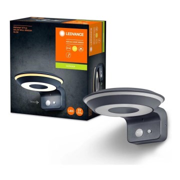 Ledvance - LED-Solarwandleuchte mit Sensor ENDURA LED/3,6W/3,7V 1500 mAh IP44