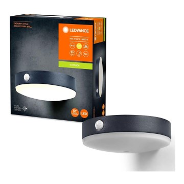 Ledvance - LED-Solarwandleuchte mit Sensor ENDURA STYLE LED/6W/3,7V 1420 mAh IP44