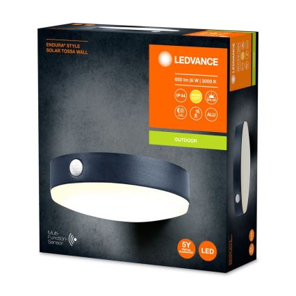 Ledvance - LED-Solarwandleuchte mit Sensor ENDURA STYLE LED/6W/3,7V 1420 mAh IP44