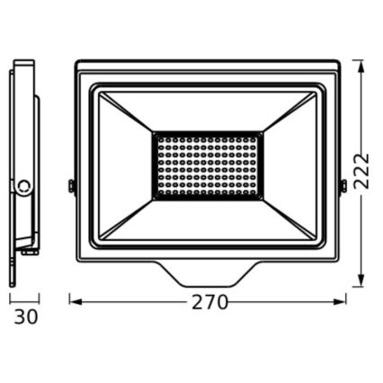 Ledvance - LED-Strahler für den Außenbereich FLOODLIGHT ESSENTIAL LED/100W/230V IP65