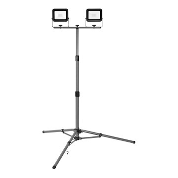 Ledvance - LED-Strahler für den Außenbereich mit Halterung WORKLIGHT TRIPOD 2xLED/20W/230V 6500K IP65