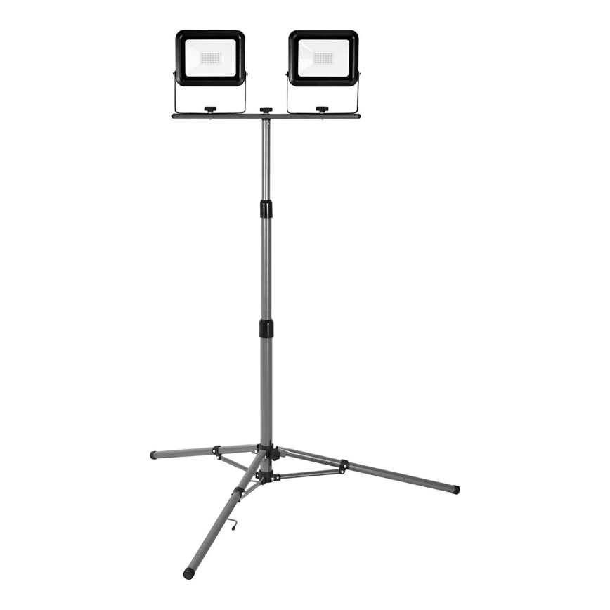 Ledvance - LED-Strahler für den Außenbereich mit Halterung WORKLIGHT TRIPOD 2xLED/30W/230V 6500K IP65