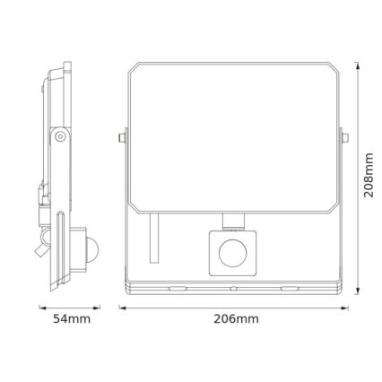 Ledvance - LED-Fluter mit Bewegungs- und Dämmerungssensor FLOODLIGHT LED/50W/230V 3000K IP65