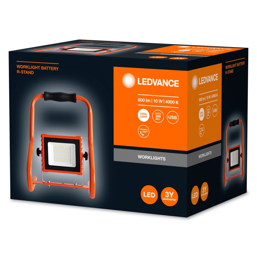 Ledvance - LED-Strahler R-STAND LED/10W/5V 2200 mAh IP44