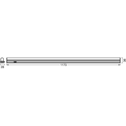 Ledvance - LED Unterbauleuchte mit Sensor BATTEN LED/14W/230V 120 cm