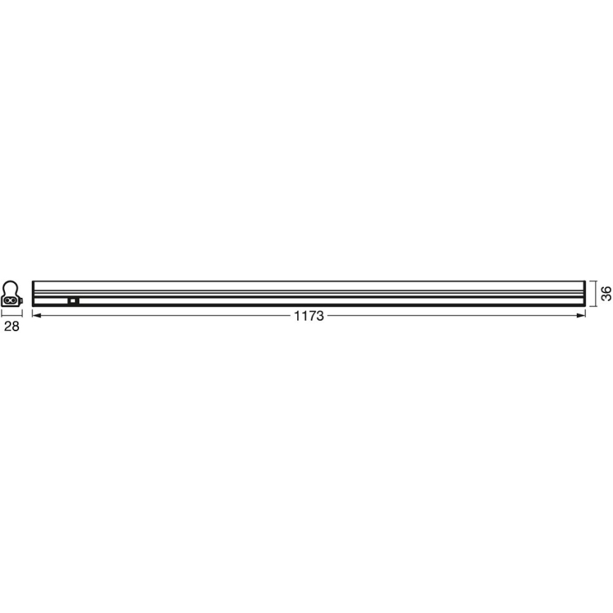 Ledvance - LED Unterbauleuchte mit Sensor BATTEN LED/14W/230V 120 cm