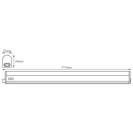 Ledvance - LED Unterschrankleuchte - Küche BATTEN LED/8W/230V