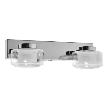 Ledvance - LED-Wandleuchte für Badezimmer ORBIS FLAME 2xLED/5,5W/230V 3000/4000K IP44 Chrom