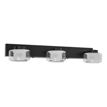 Ledvance - LED-Wandleuchte für Badezimmer ORBIS FLAME 3xLED/5,5W/230V 3000/4000K IP44 schwarz