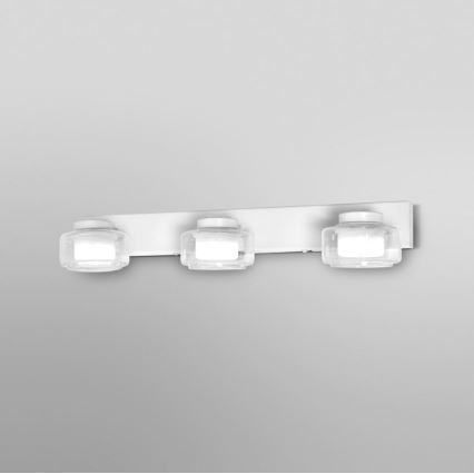 Ledvance - LED-Wandleuchte für Badezimmer ORBIS FLAME 3xLED/5,5W/230V 3000/4000K IP44 weiß
