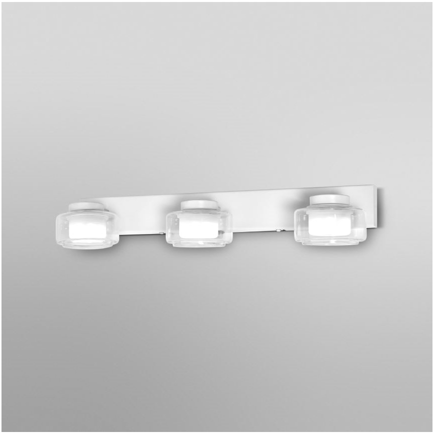 Ledvance - LED-Wandleuchte für Badezimmer ORBIS FLAME 3xLED/5,5W/230V 3000/4000K IP44 weiß
