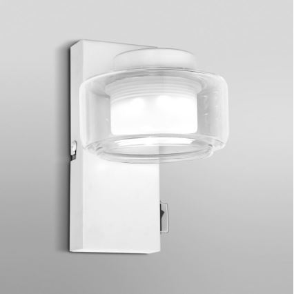 Ledvance - LED-Wandleuchte für Badezimmer ORBIS FLAME LED/5,5W/230V 3000/4000K IP44 weiß