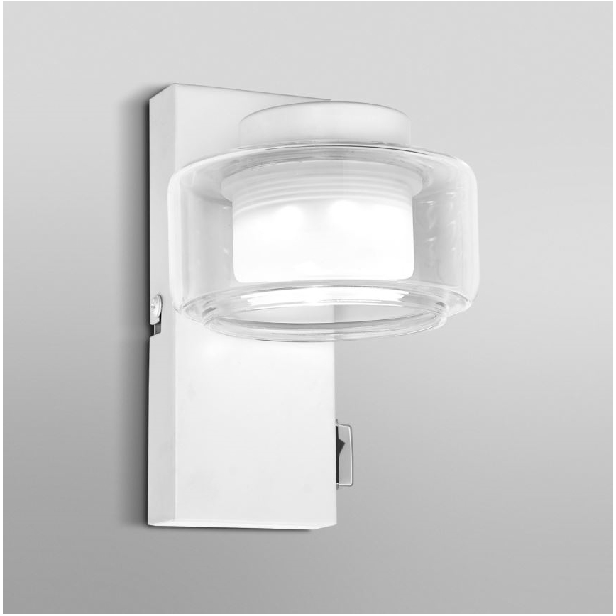 Ledvance - LED-Wandleuchte für Badezimmer ORBIS FLAME LED/5,5W/230V 3000/4000K IP44 weiß