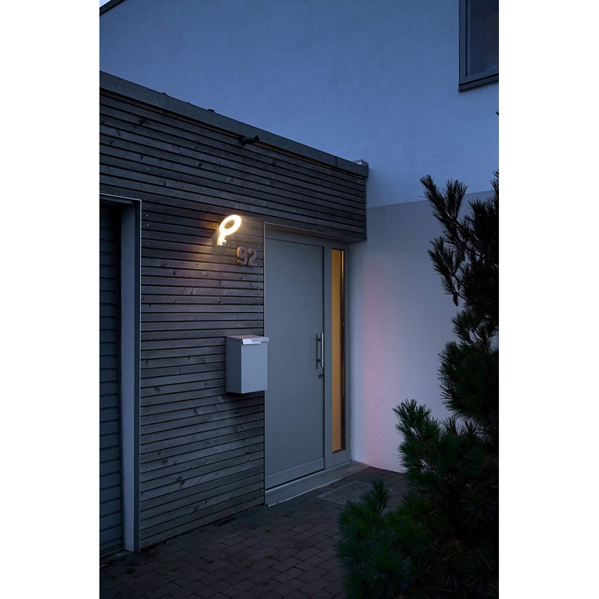 Ledvance - LED-Wandleuchte für den Außenbereich mit Sensor LOOP 1xLED/12W/230V IP44