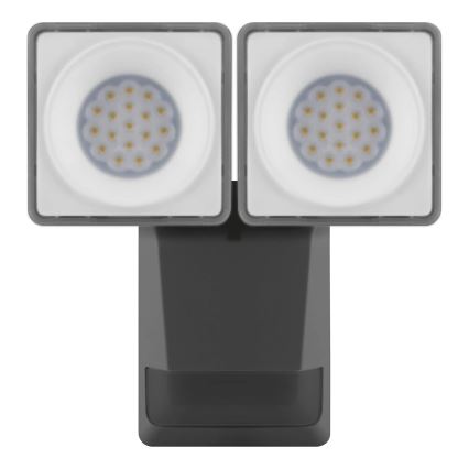 Ledvance - LED-Wandleuchte für den Außenbereich mit Sensor SPOT 2xLED/8W/230V IP55