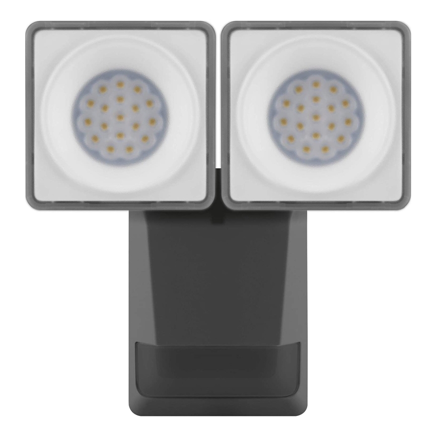 Ledvance - LED-Wandleuchte für den Außenbereich mit Sensor SPOT 2xLED/8W/230V IP55