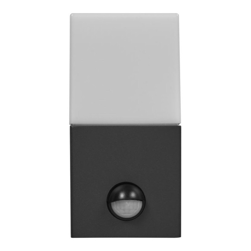 Ledvance - Outdoor-Wandleuchte mit Sensor FIGO SQUARE 1xE27/20W/230V