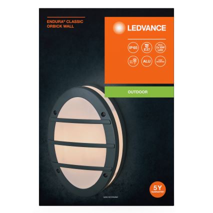 Ledvance - Outdoor-Wandleuchte ORBICK 2xE27/18W/230V IP65