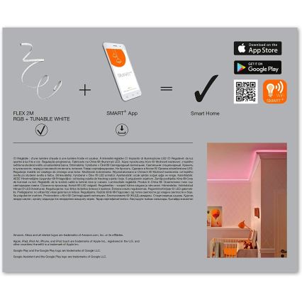Ledvance - LED RGB+TW dimmbarer SMART+ FLEX Streifen 2m LED/8,5W/230V Wi-Fi